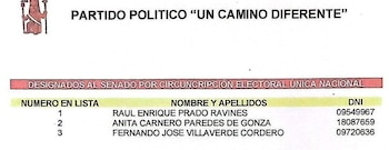 Raúl Prado Ravines es cabeza