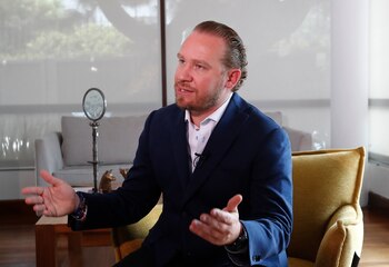 El candidato del frente opositor