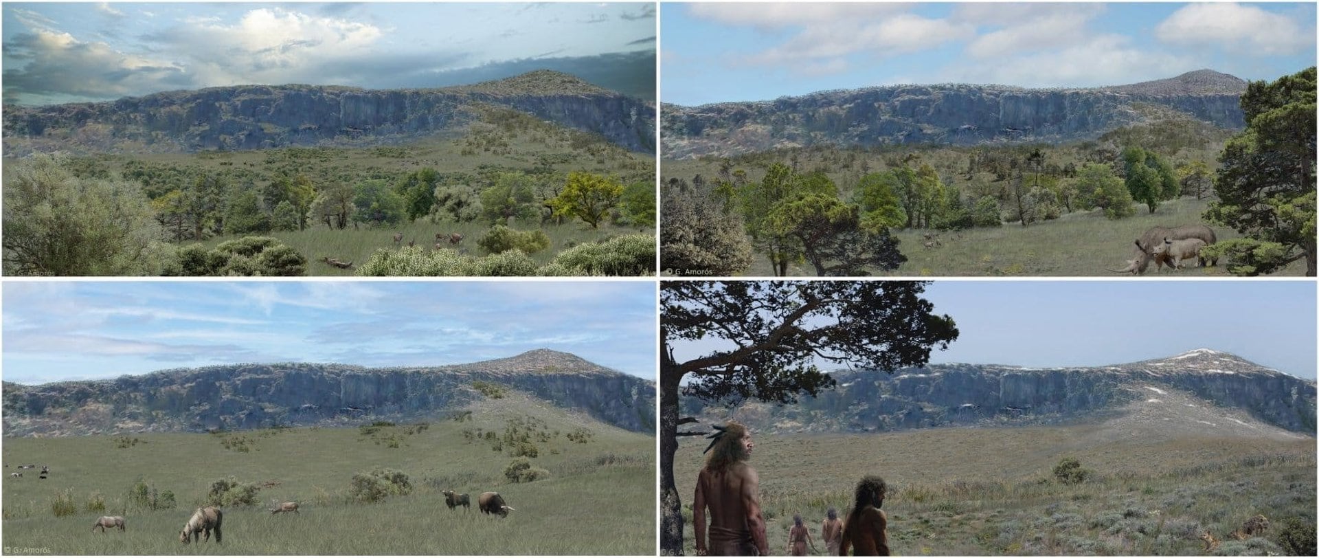 Las plantas tenían un papel central en la vida de neandertales, según un estudio que combina paleobotánica y paleoarte