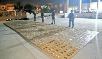 La droga estaba oculta en