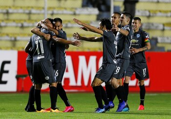 El festejo del gol de