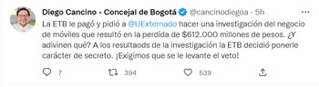 Según el concejal evidencia que