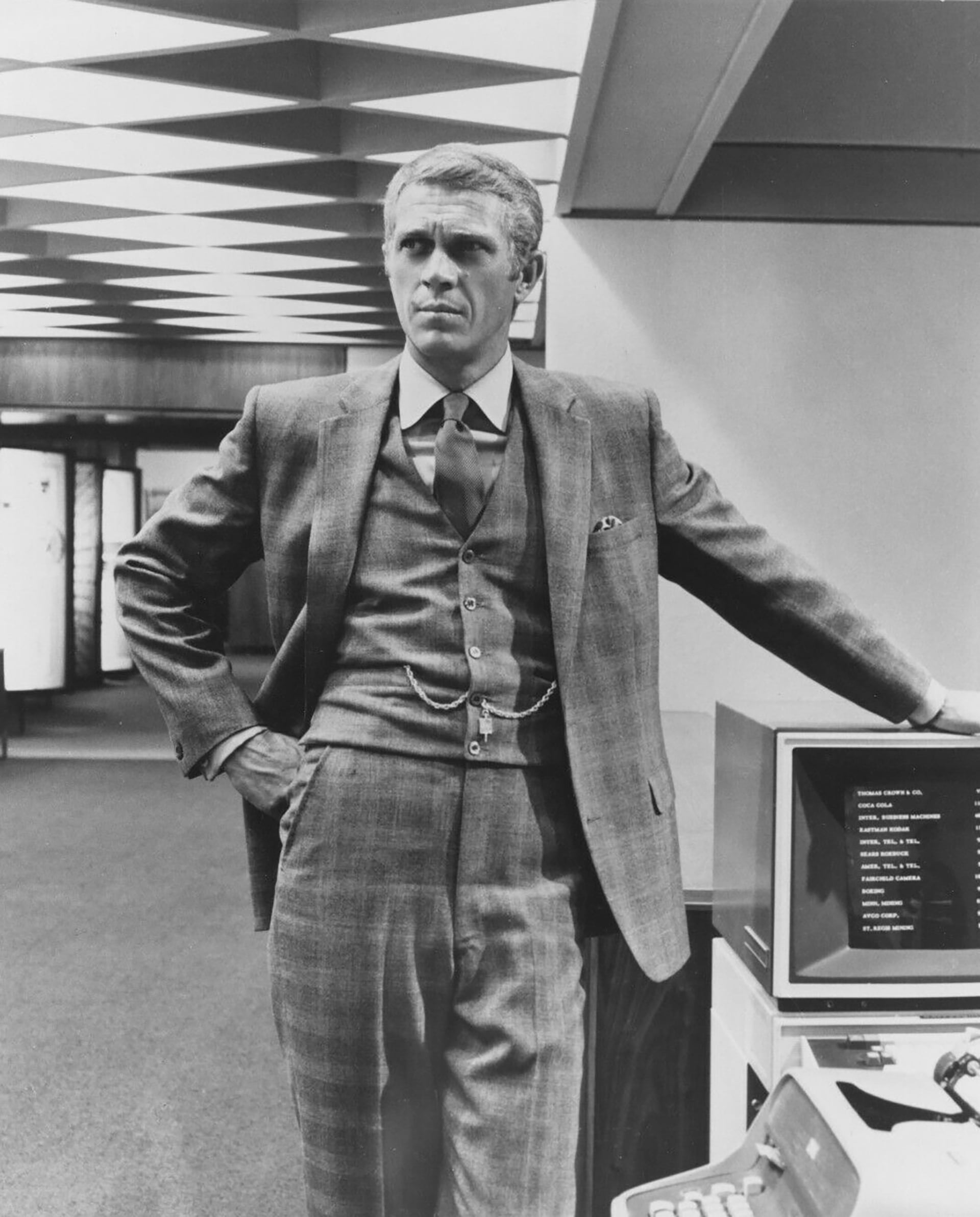 Steve McQueen rechazó participar en el filme al negarse a figurar en segundo lugar tras Newman
