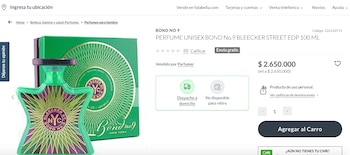 En Colombia, el perfume que