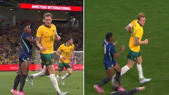 “Es David contra Goliat”: el curioso enfrentamiento entre Endrick y un rival de casi dos metros de altura en el amistoso Brasil-Australia