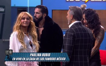 Paulina Rubio visitó La Casa