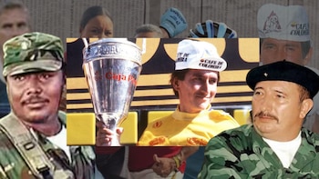 El ciclista colombiano Luis Herrera