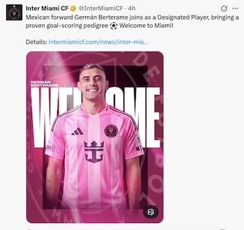 Inter Miami presenta a Berterame