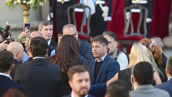 Axel Kicillof junto a la