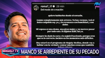 Raymond Manco mudou de versão e admitiu o erro após o escândalo revelado por Magaly Medina. Captação: Magaly TV La Firme.