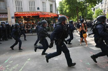 Protestas por el día del