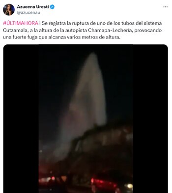 En redes se informó de