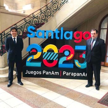 Reunión protocolar en la Embajada de Chile (Foto: FDPT)