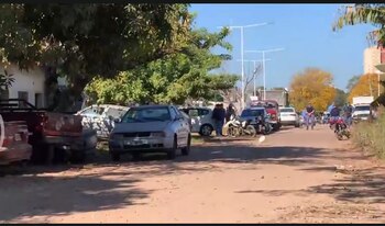 Los restos de la víctima