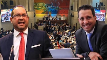 Los presidentes del Senado y