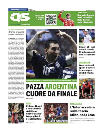 Portadas diarios del mundo Argentina vs Inglaterra