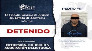 Policías de Zacatecas detenidos por