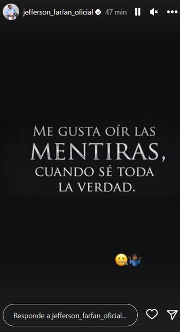 Post de Jefferson Farfán. Instagram.