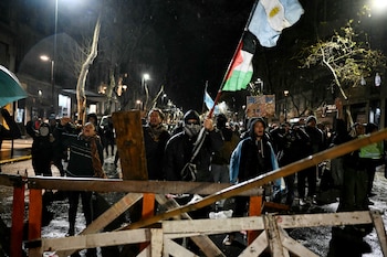 Marcha Congreso - Ley de Tierras - 6 de agosto - Incidentes