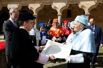La visita del rey Felipe y el presidente de Italia a Salamanca (Casa Real)