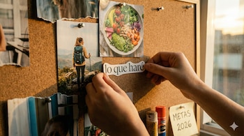 El vision board o tablero