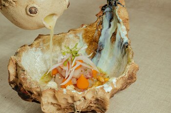 Ceviche del restaurante Mítiko