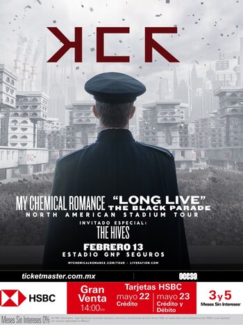 Póster oficial del anuncio. (Ocesa