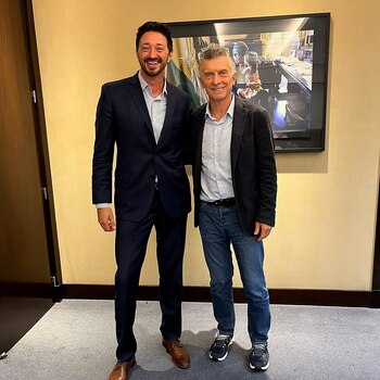 Mauricio Macri y Martin Yeza,