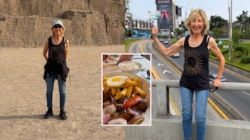 Lin Shaye disfruta de la cultura y la cocina peruana: visitó la Huaca Pucllana, le encantó el lomo saltado y hasta paseó por la Vía Expresa