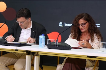 04/09/2026 La consejera delegada de Grupo Eroski, Rosa Carabel, y el vicepresidente ejecutivo de Fundación ONCE, Alberto Durán, renuevan su acuerdo para la inclusión sociolaboral de las personas con discapacidad.
ESPAÑA EUROPA MADRID SOCIEDAD
EROSKI