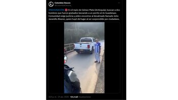 La cuenta Colombia Oscura compartió