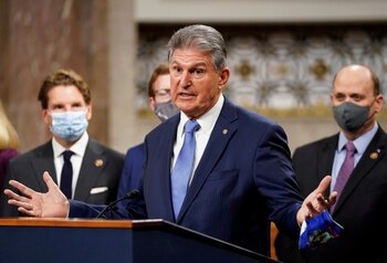 El senador demócrata Joe Manchin.