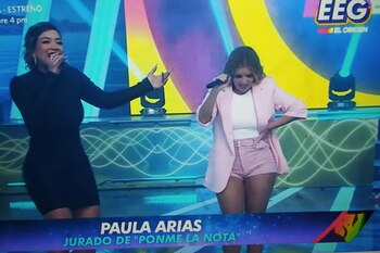 Paula Arias canta su tema