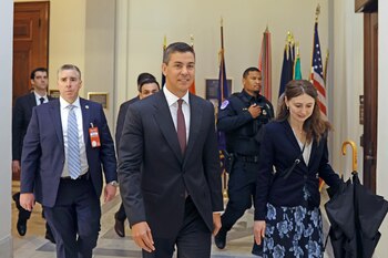 El presidente de Paraguay, Santiago Peña, asistió a la investidura del nuevo presidente de Taiwán (EFE/ARCHIVO)