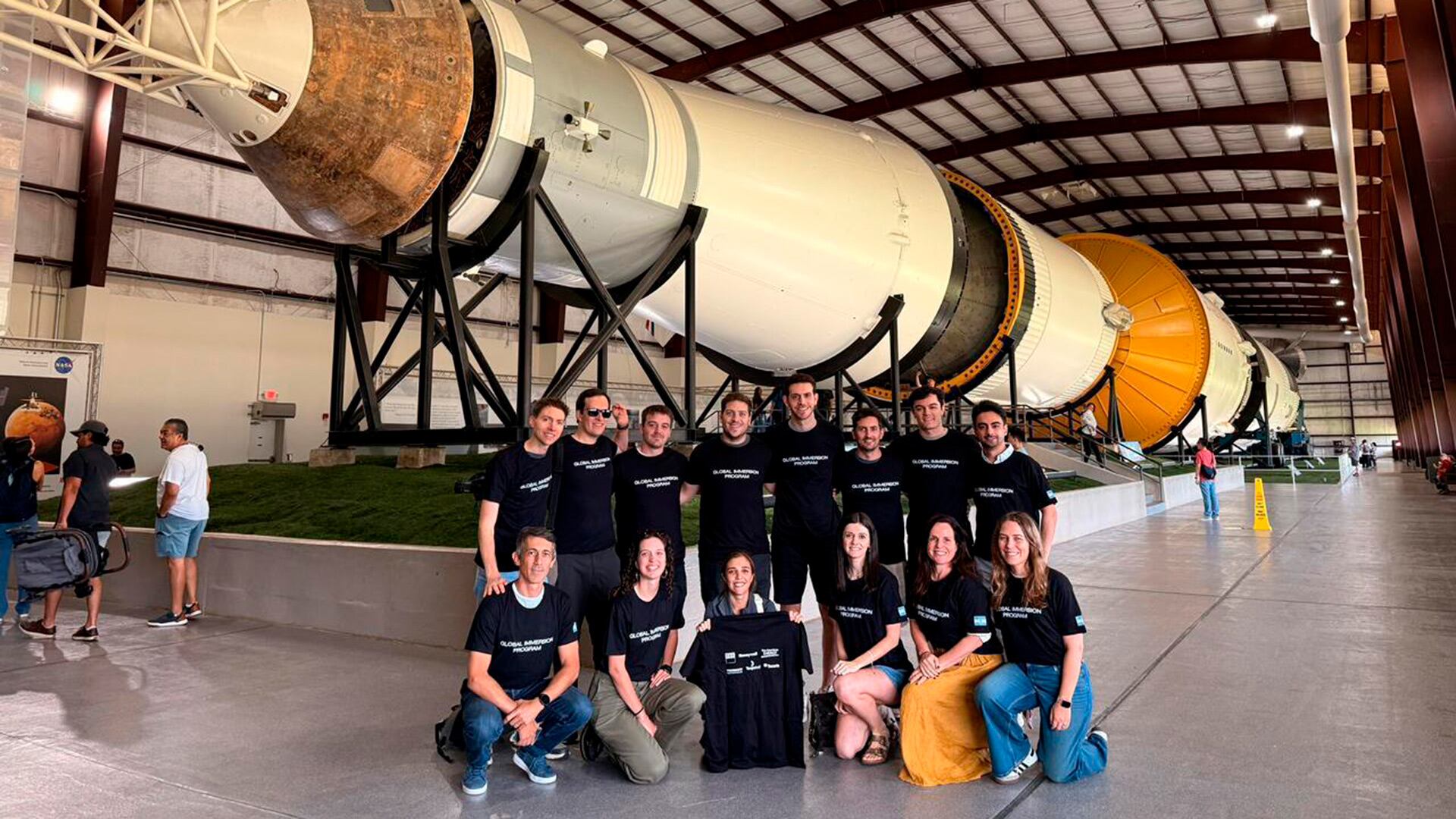 La delegación local que viajó a EEUU