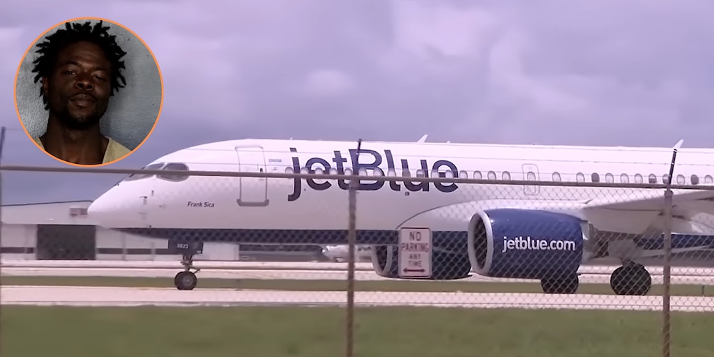 Un intruso fue sorprendido durmiendo en un avión de JetBlue fuera de servicio en Florida