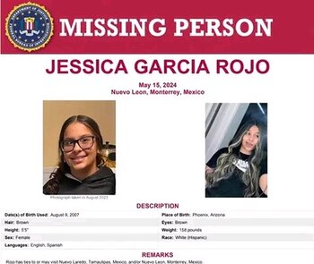 Jessica García Rojo / desaparecida