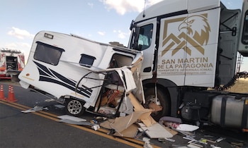 El tránsito sobre la Ruta 51 permaneció restringido durante varias horas (Foto: Diario El Orden)