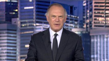 Pedro Piqueras, en 'Informativos Telecinco'.