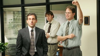 El actor Rainn Wilson en 'The Office'