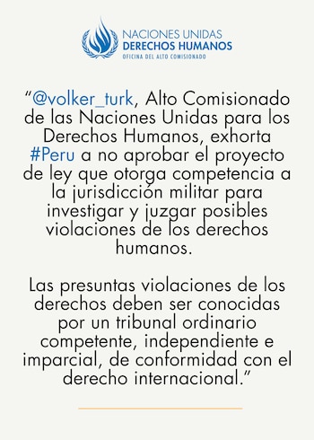 ONU - Ley - Perú - PNP - 18 junio
