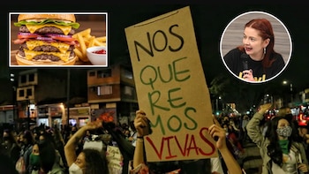 Cabildante de Bogotá usó polémica de la hamburguesa triple carne para denunciar violencia en contra de las mujeres