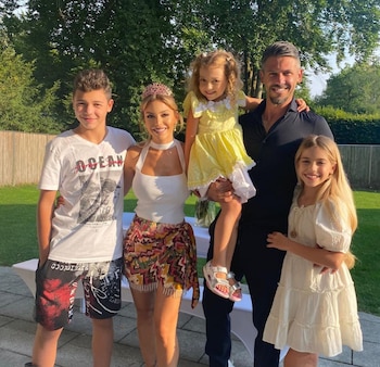 Evangelina Anderson y su familia