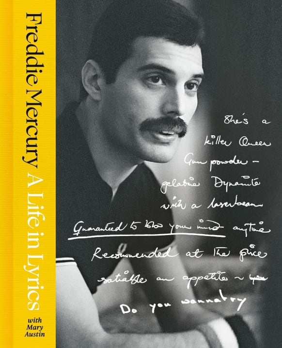 Cubierta de 'Freddie Mercury: A life in lyrics', de Mary Austin. (Harper Collins)