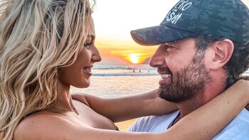 La pareja estuvo envuelta en