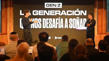 Colapinto con Federico Lauría, en