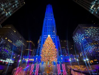Navidad en el Rockefeller Center. REUTERS/Eduardo Munoz