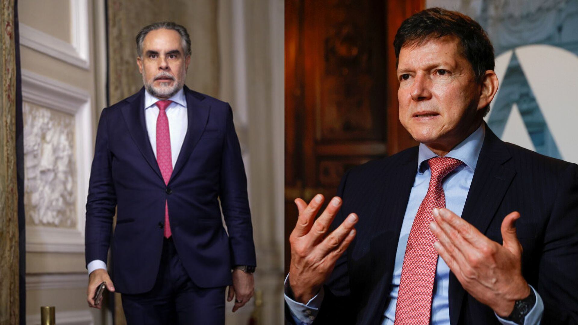 Armando Benedetti y Wilson Ruiz Orejuela se enfrentaron en X - crédito Montaje Infobae