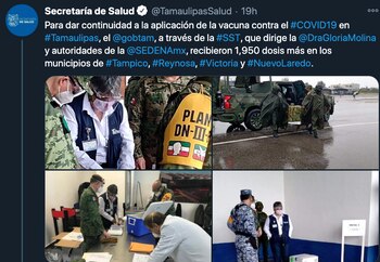 Foto: (Twitter Secretaría de Salud)
