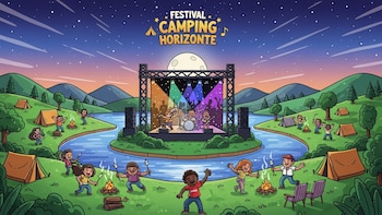 Camping Horizonte se prepara para brindar una experiencia que entrecruza música y comedia al aire libre